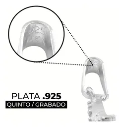 Dije Nudo de Bruja Plata 925 con Zirconia para Protección - Imagen 3