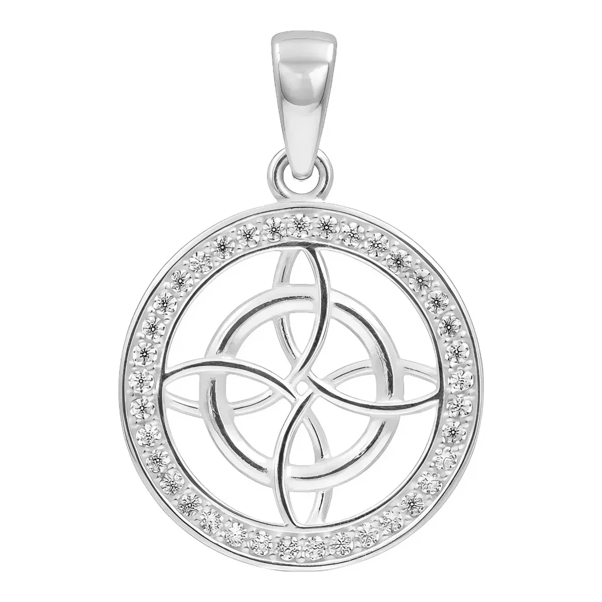 Dije nudo de bruja mujer en plata .925 con zirconias transparentes engaste pave amuleto wicca proteccion contra envidias