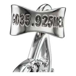Dije Nudo de Bruja Plata .925 con Zirconia - Imagen 5