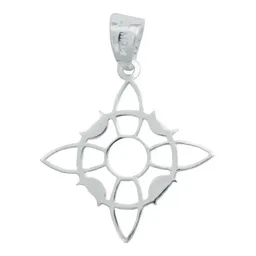 Dije Nudo de Bruja Plata 925 Fases Lunares con Zirconia - Imagen 3