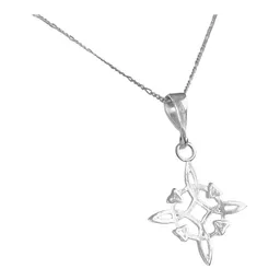Dije Nudo de Bruja Protección Plata .925 con Cadena - Imagen 2
