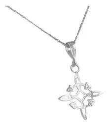 Dije Nudo de Bruja Protección Plata .925 con Cadena - Imagen 2