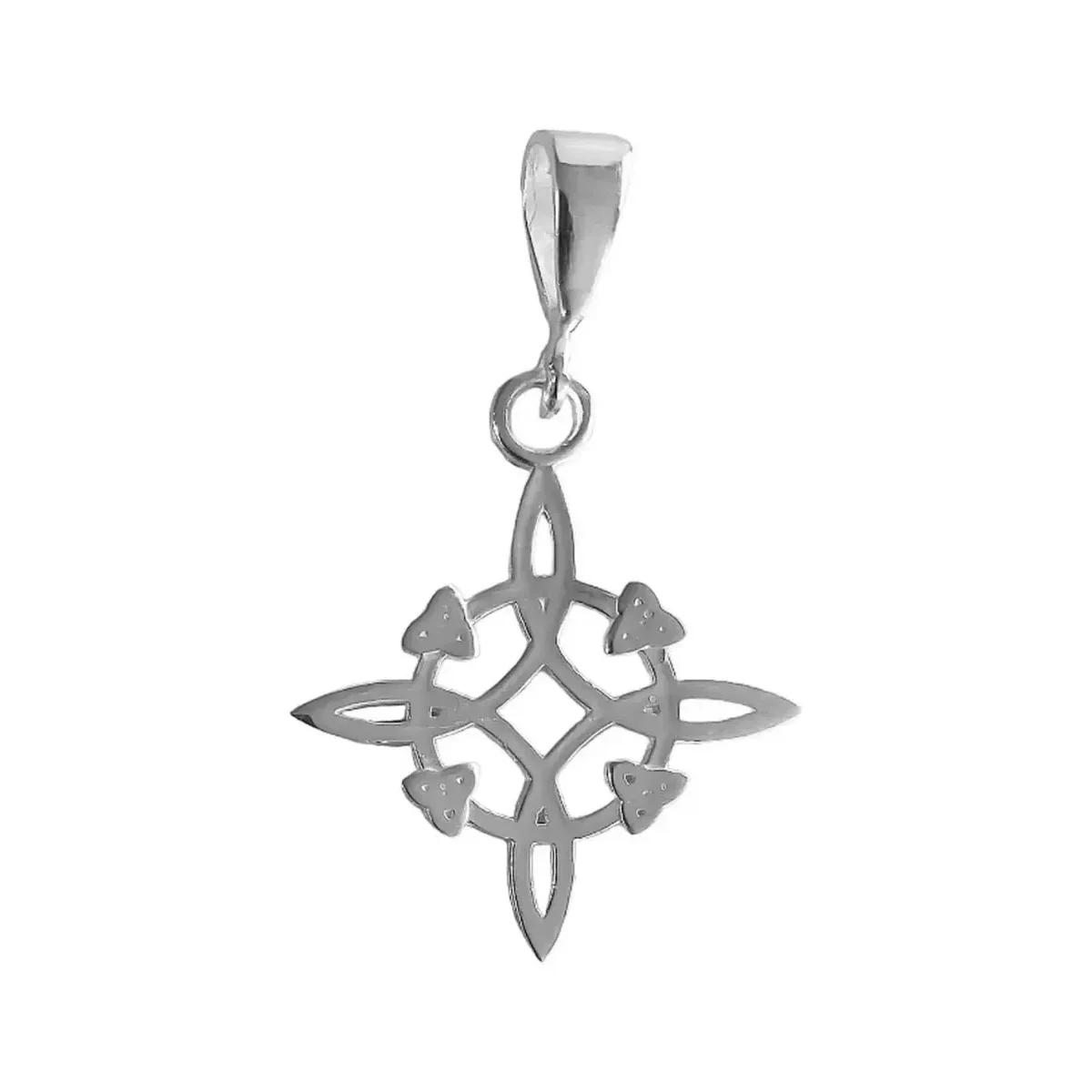 Dije Nudo de Bruja Protección Plata .925 con Cadena - Imagen 5