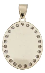 Dije Oro 10k San Judas Tadeo Diamantado con Zirconia - Imagen 3