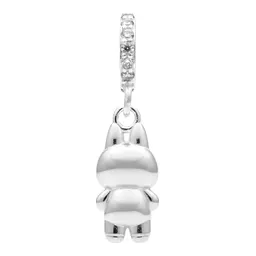 Dije Osito Plata .925 con Zirconia Diseño Kawaii - Imagen 2