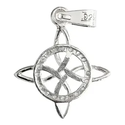Dije Pack Tres Nudos de Bruja Plata 925 Zirconia Blanca Unisex - Imagen 4