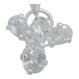 Dije Plata 925 Angelito con Zirconia Blanca Mujer - Imagen 3