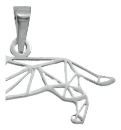 Dije Plata 925 Calado Diseño Perro Mascota para Collar - Imagen 4