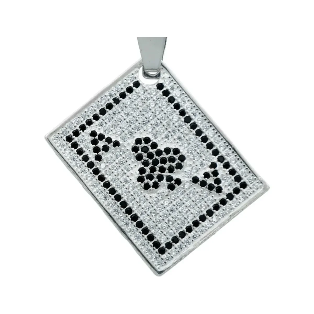 Dije Plata 925 Carta de Póker para Hombre Estilo Moderno - Imagen 2