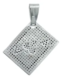 Dije Plata 925 Carta de Póker para Hombre Estilo Moderno - Imagen 3
