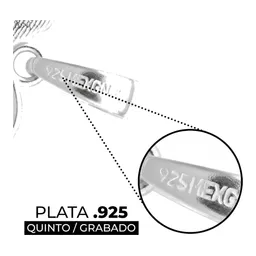 Dije Plata .925 Colibrí con Zirconia Multicolor Artesanal - Imagen 3