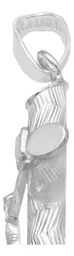 Dije Plata .925 Cruz con Cristo Religioso Tubular Unisex - Imagen 5