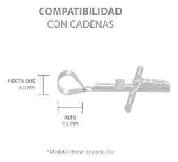 Dije Plata 925 Cruz Cristo Diseño Tubo Pulido Hombre - Imagen 6