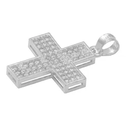 Dije Plata .925 Cruz Simétrica con Zirconia Blanca - Imagen 4