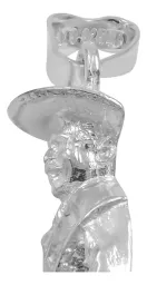 Dije Plata 925 Emiliano Zapata con Zirconia Brillante Diseño Mexicano - Imagen 5