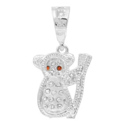 Dije Plata 925 Koala con Zirconia Transparente - Imagen 2