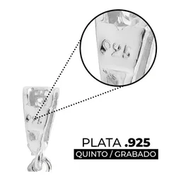 Dije Plata 925 Koala con Zirconia Transparente - Imagen 3