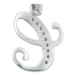 Dije Plata 925 Letra C con Zirconia Transparente - Imagen 4