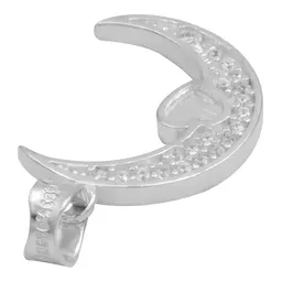 Dije Plata 925 Luna Corazón con Zirconia para Mujer - Imagen 5