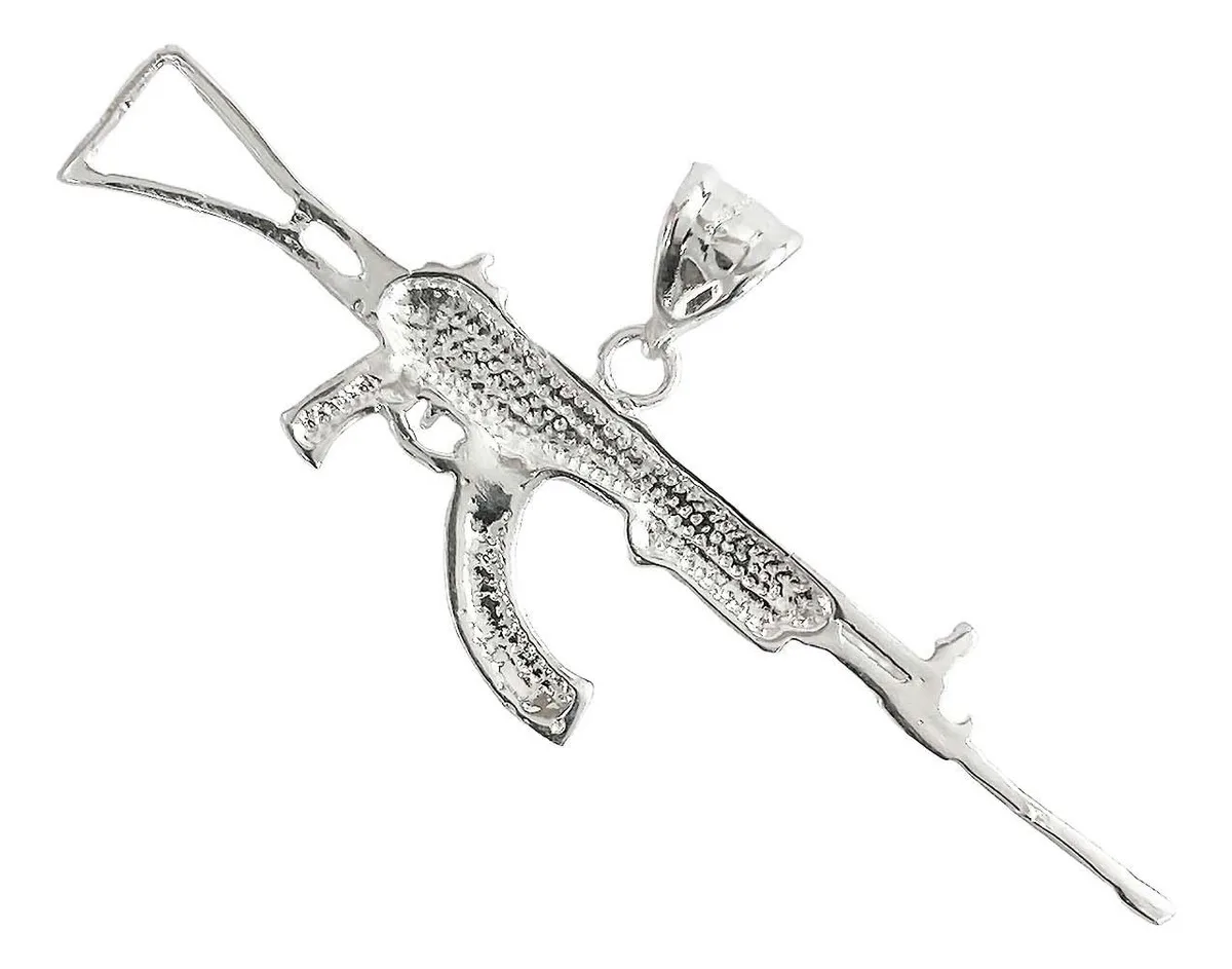 Dije Rifle Ak47 Plata .925 - Imagen 2