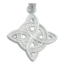 Dije Plata 925 Nudo Bruja Celta Diseño Clásico Italiano - Imagen 2