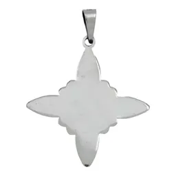 Dije Plata .925 Nudo Bruja Celta Líneas Láser Grande Protección - Imagen 3