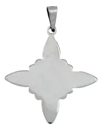 Dije Plata .925 Nudo Bruja Celta Líneas Láser Grande Protección - Imagen 3