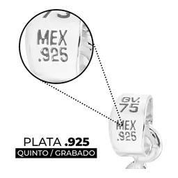 Dije Plata 925 Nudo de Bruja Celta con Zirconia - Imagen 3