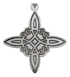Dije Plata .925 Nudo de Bruja Celta Grabado Láser Protección - Imagen 2