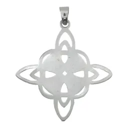Dije Plata 925 Nudo de Bruja Celta Triqueta Protección - Imagen 3