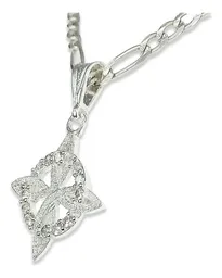 Dije Plata .925 Nudo de Bruja con Zirconia Cúbica - Imagen 3