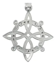 Dije Plata 925 Nudo de Bruja con Zirconia Transparente - Imagen 4