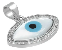 Dije Plata .925 Ojo Turco con Zirconia para Protección - Imagen 3