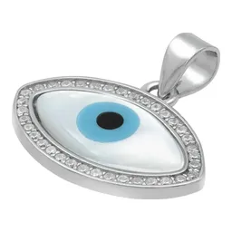 Dije Plata .925 Ojo Turco con Zirconia para Protección - Imagen 4