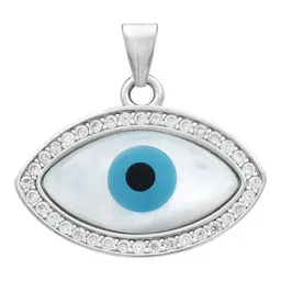 Dije Plata .925 Ojo Turco con Zirconia para Protección - Imagen 8