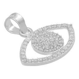 Dije Plata 925 Ojo Turco Zirconia Amuleto Protección - Imagen 3