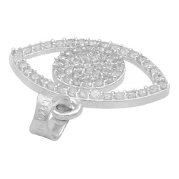 Dije Plata 925 Ojo Turco Zirconia Amuleto Protección - Imagen 5