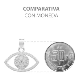 Dije Plata 925 Ojo Turco Zirconia Amuleto Protección - Imagen 8