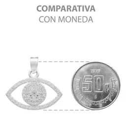 Dije Plata 925 Ojo Turco Zirconia Amuleto Protección - Imagen 8