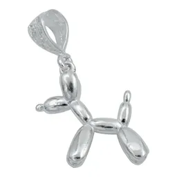 Dije Plata .925 Perrito Inflable Diseño Caricatura - Imagen 2
