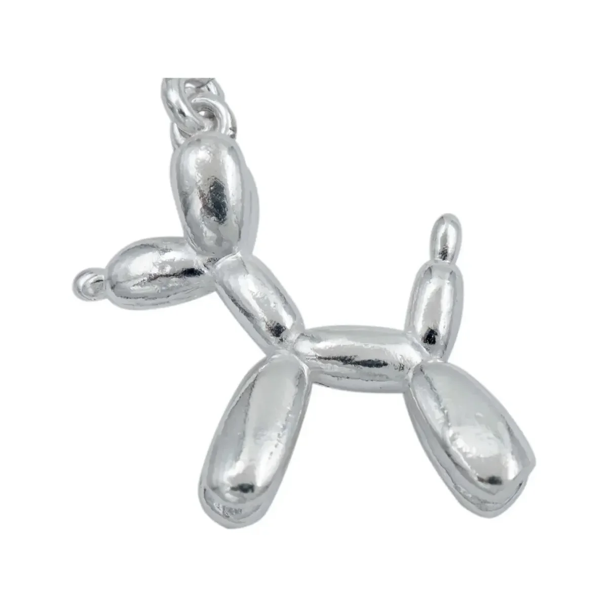 Dije Plata .925 Perrito Inflable Diseño Caricatura - Imagen 3
