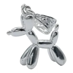 Dije Plata .925 Perrito Inflable Diseño Caricatura - Imagen 4