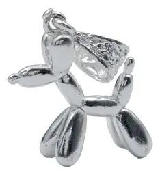 Dije Plata .925 Perrito Inflable Diseño Caricatura - Imagen 4