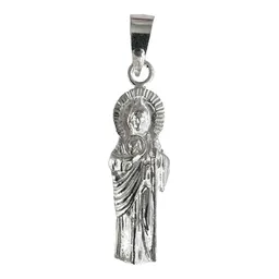 Dije Plata 925 San Judas Tadeo Medalla Religiosa Liso - Imagen 1