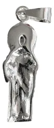 Dije Plata 925 San Judas Tadeo Medalla Religiosa Liso - Imagen 3