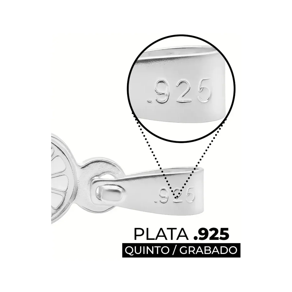 Dije Plata 925 Santa Muerte Troquelada Artesanal Unisex - Imagen 3