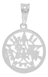 Dije Plata 925 Tetragrammatón Diamantado con Zirconia - Imagen 2