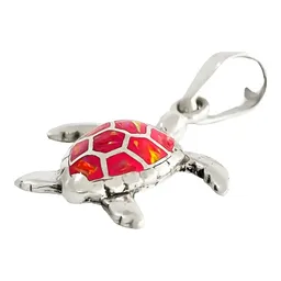 Dije Plata 925 Tortuga Marina con Zirconia Rosa - Imagen 4