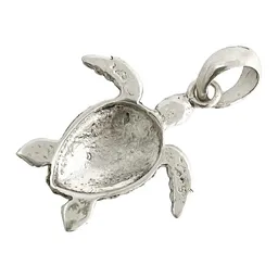 Dije Plata 925 Tortuga Marina con Zirconia Rosa - Imagen 5