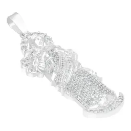 Dije Plata 925 Virgen Desatanudos Detallado Zirconia - Imagen 3